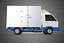 3D model MAIL POST POSTAL SERVIC DELIVERY BOX CUBE TRUCK VAN CAR VEHICLE