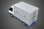 3D model MAIL POST POSTAL SERVIC DELIVERY BOX CUBE TRUCK VAN CAR VEHICLE