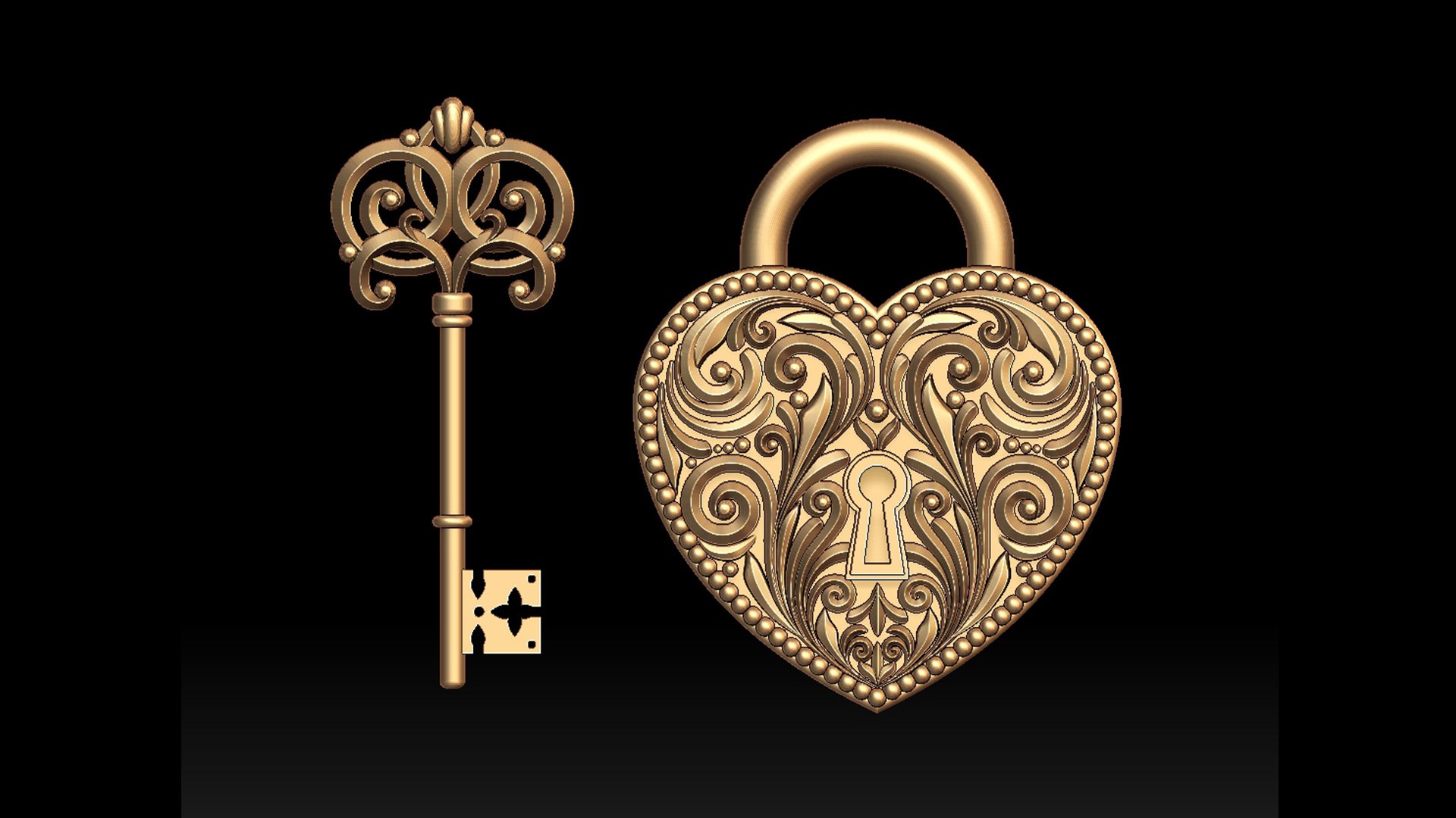 3D KEY LOCK model - TurboSquid 2063737