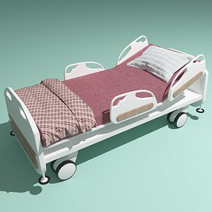 Hospital Bed 5 3D model