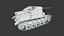 Низкополигональный мультяшный танк SdKFz 131 Marder II