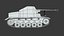 Низкополигональный мультяшный танк SdKFz 131 Marder II