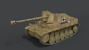 3D model sdkfz 131 marder ii
