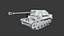 Низкополигональный мультяшный танк SdKFz 131 Marder II
