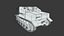 Низкополигональный мультяшный танк SdKFz 131 Marder II