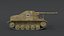 Низкополигональный мультяшный танк SdKFz 131 Marder II