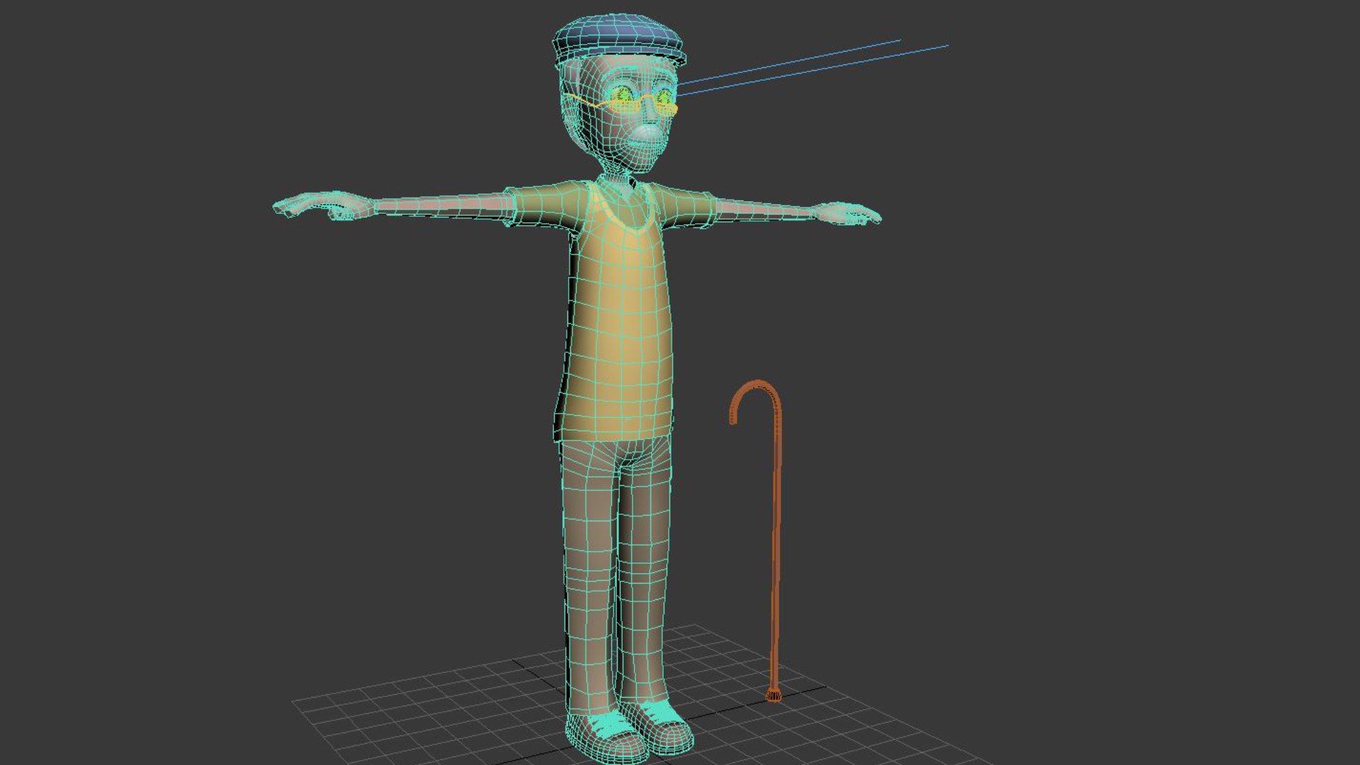 Character Rig 3D Model - TurboSquid 1677143