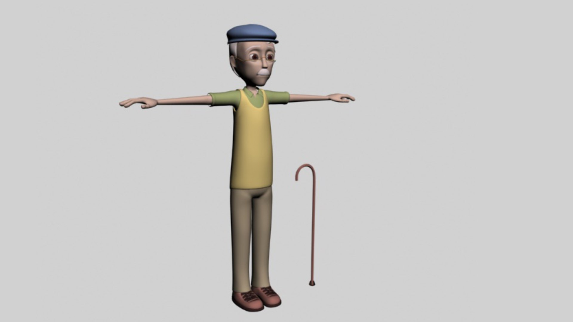 Character Rig 3D Model - TurboSquid 1677143