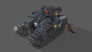 sci fi tank 3D model