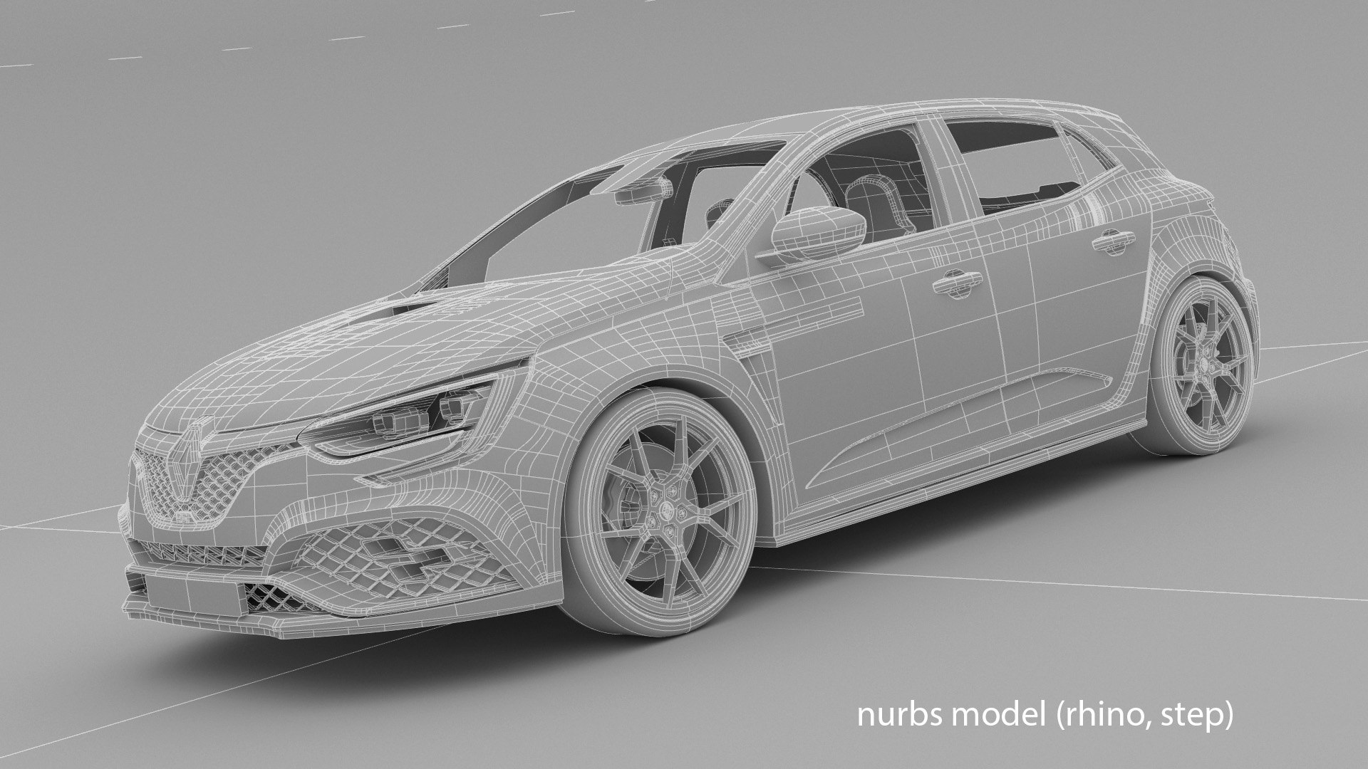 3D Renault Megane Rs Trophy-r - TurboSquid 1435319