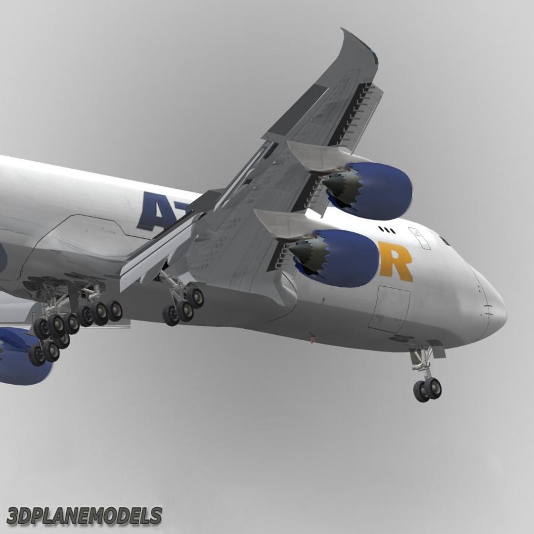 B747-8 Atlas Air 747 3d Model