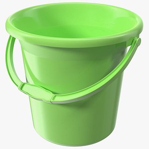 3D model plastic bathroom bucket