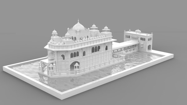 Golden Temple 3d Model 3D model