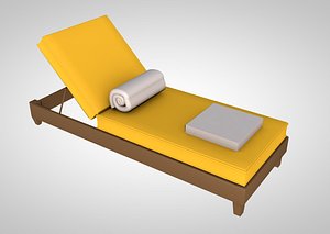 lounge chair pool model