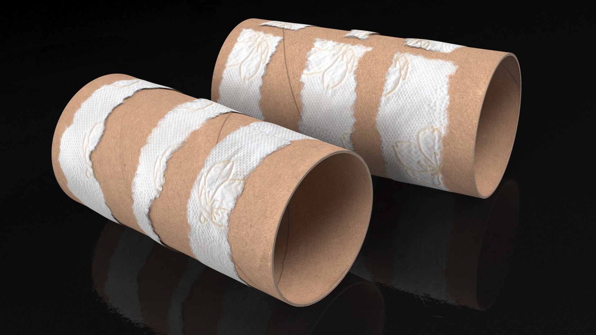 Empty Toilet Paper Tubes | 3D model