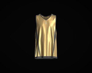 Mens golden mesh vest