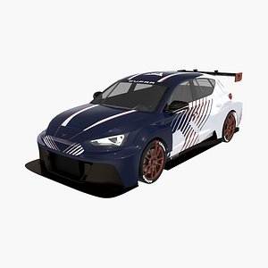 Seat Leon Cupra E-Racer Electric Racing Car