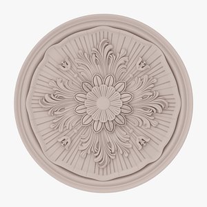 Classic Ceiling Medallion 63 3D model