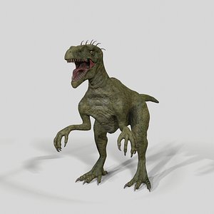Dinosaurs Velociraptor Hybrid 3D model