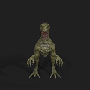 Dinosaurs Velociraptor Hybrid 3D model 3D model