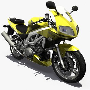 3d model of suzuki sv 1000