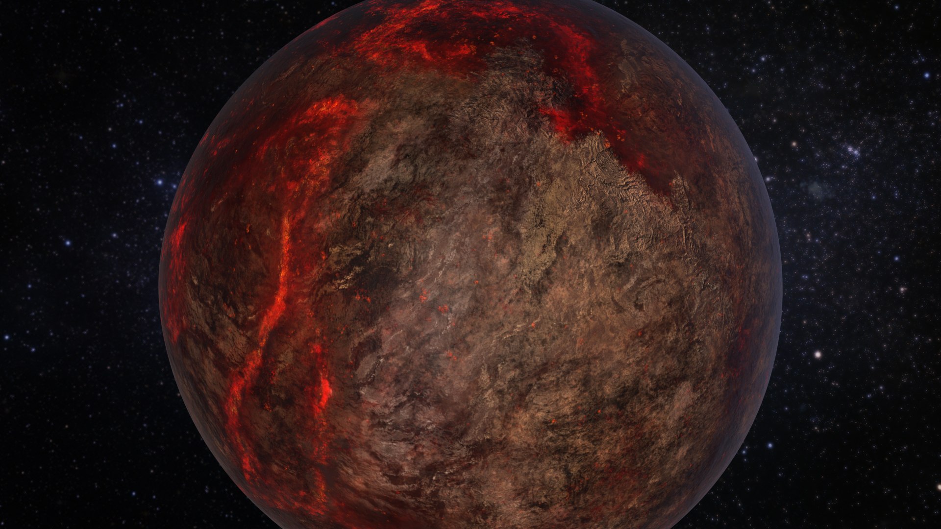 3d Lava Planet 55 Cancri Model - Turbosquid 1284051