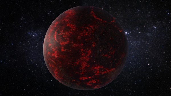 3D lava planet 55 cancri model - TurboSquid 1284051