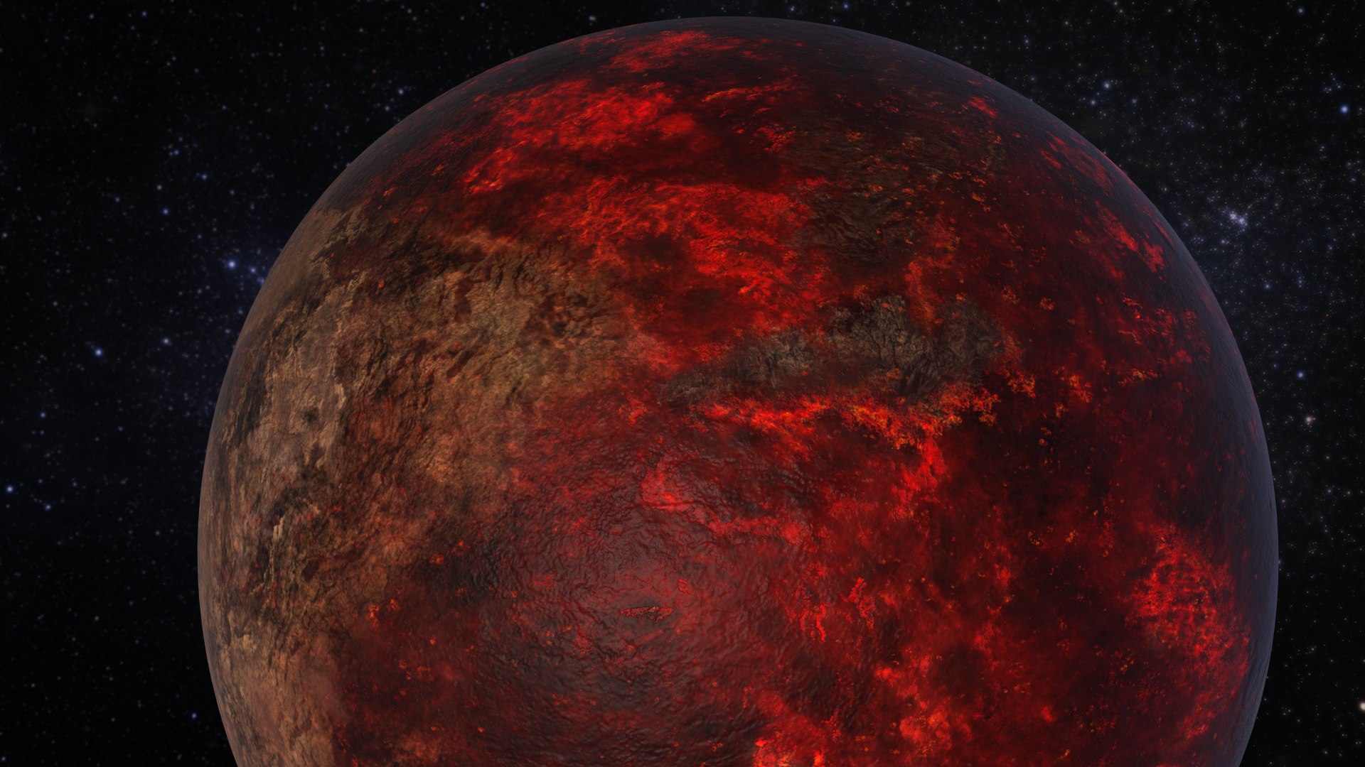 3d Lava Planet 55 Cancri Model - Turbosquid 1284051