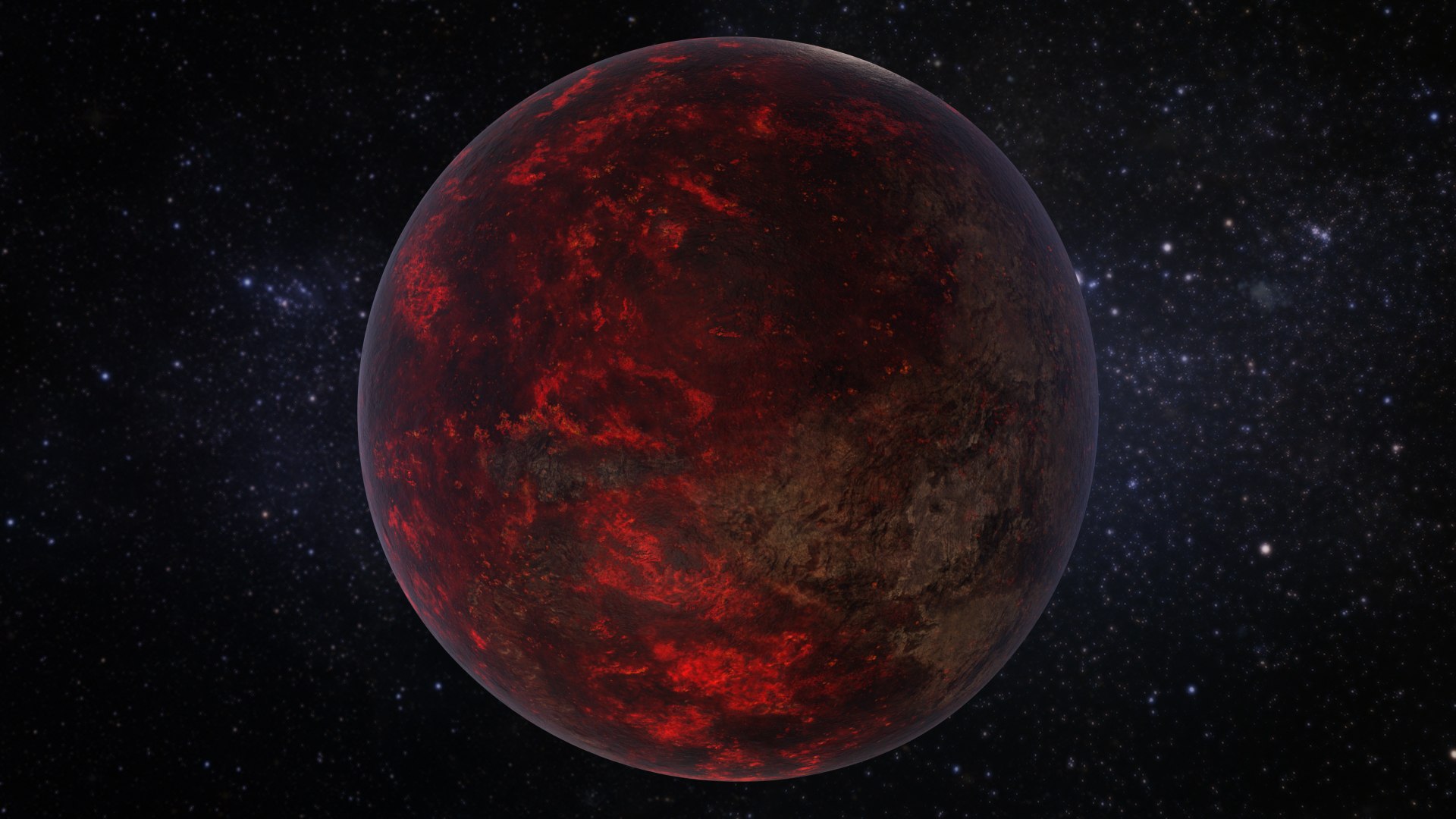 3D Lava Planet 55 Cancri Model - TurboSquid 1284051