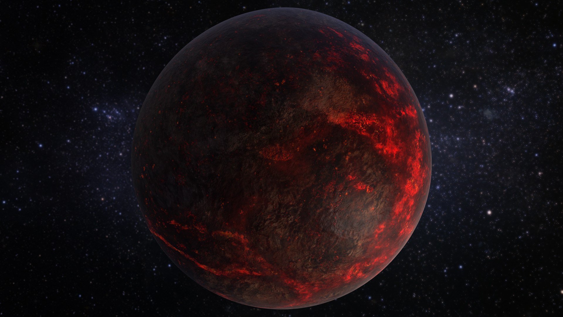 3D Lava Planet 55 Cancri Model - TurboSquid 1284051