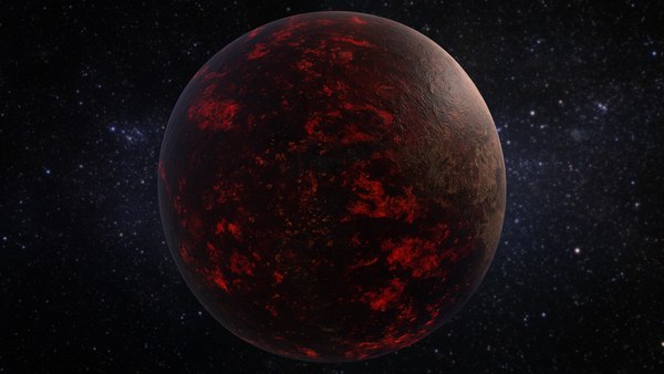 3D lava planet 55 cancri model - TurboSquid 1284051