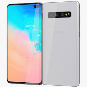 realistic samsung galaxy s10 3D model