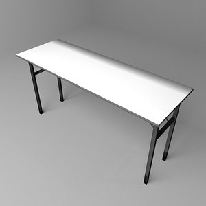 banquet folding table 3D model