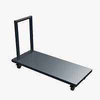 Flat Platform Workshop Cart 1500x610mm Configuration 05