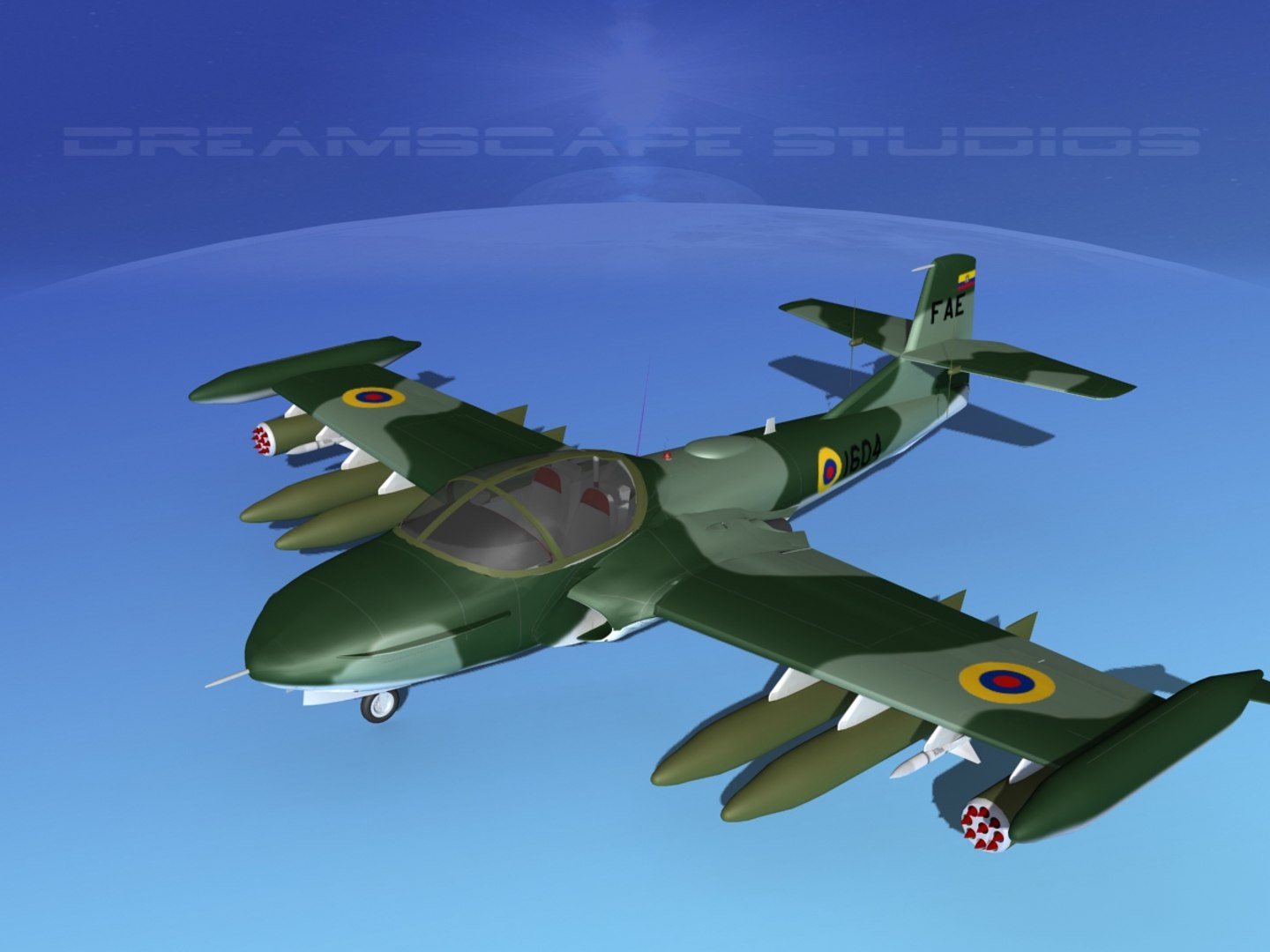 3d Cessna A-37 Dragonfly