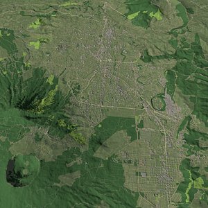 San Salvador El Salvador - City and urban 3D model