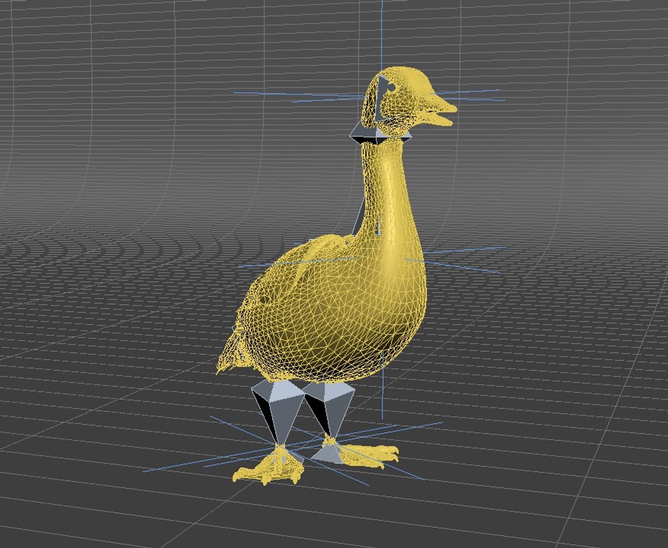 3D goose rigged - TurboSquid 1418535