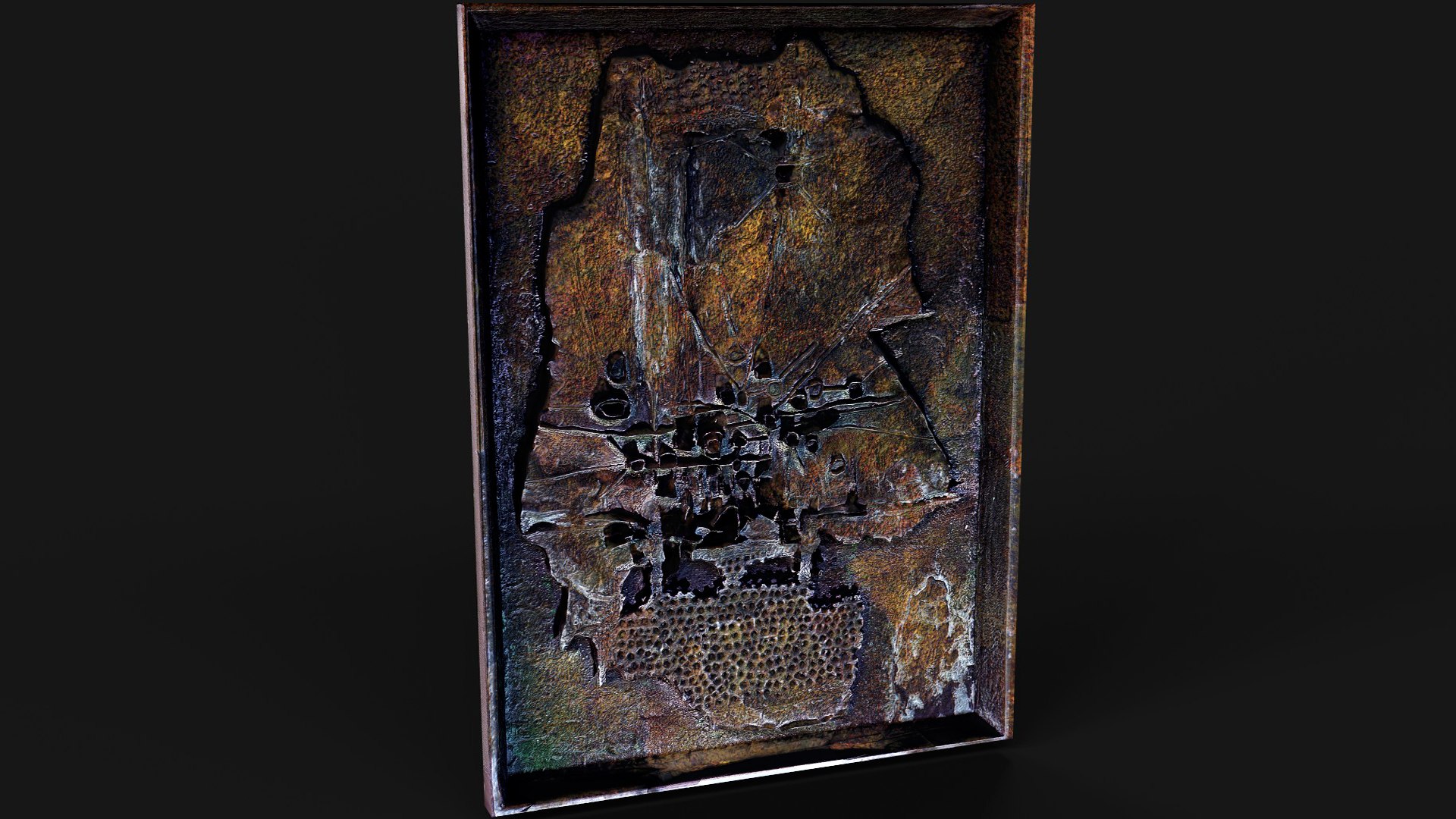 3D abstract art wall picture PBR photogrammetry Free model https://p.turbosquid.com/ts-thumb/dg/LcO2Pi/bZ/preview2/jpg/1760377011/1920x1080/fit_q87/8e84a1bae93e63153341d624a22954e2db79af8b/preview2.jpg