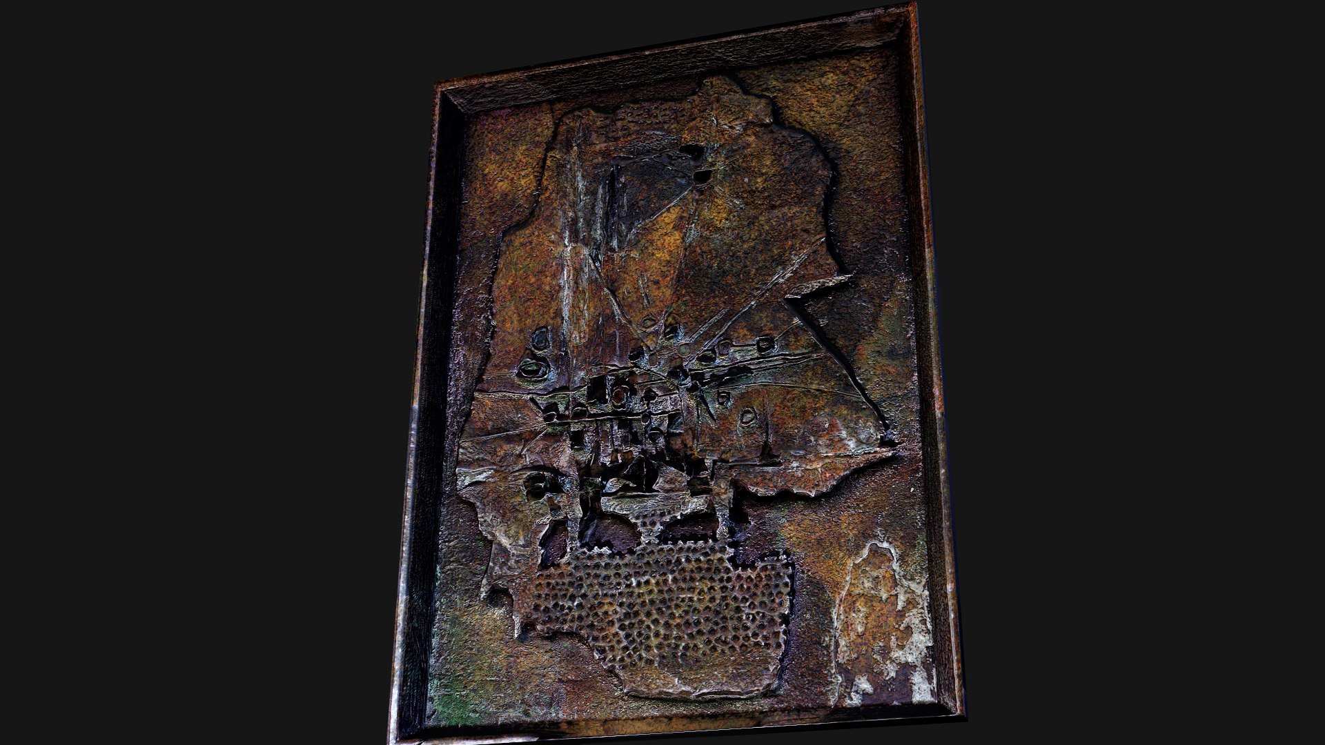 3D abstract art wall picture PBR photogrammetry Free model https://p.turbosquid.com/ts-thumb/dg/LcO2Pi/yK/preview5/jpg/1760377012/1920x1080/fit_q87/b18e67c56353071e3a906236f97be6af059b8eb0/preview5.jpg