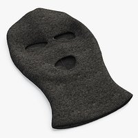 Thief Hat Balaclava Black Laying