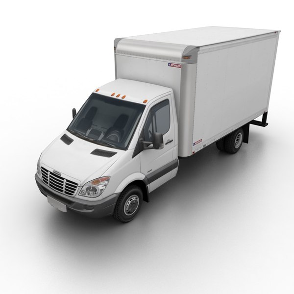 3D Sprinter 3500 Box Van 2007 TurboSquid