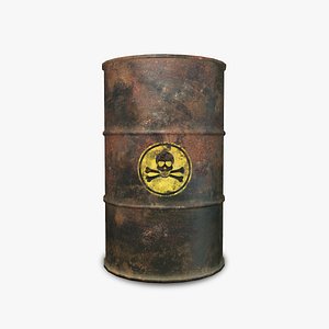 Rusty Toxic Barrel