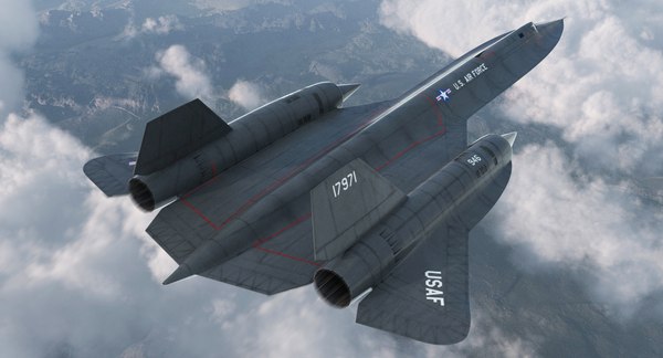 3d 3ds lockheed sr-71 blackbird