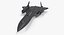 3d 3ds lockheed sr-71 blackbird