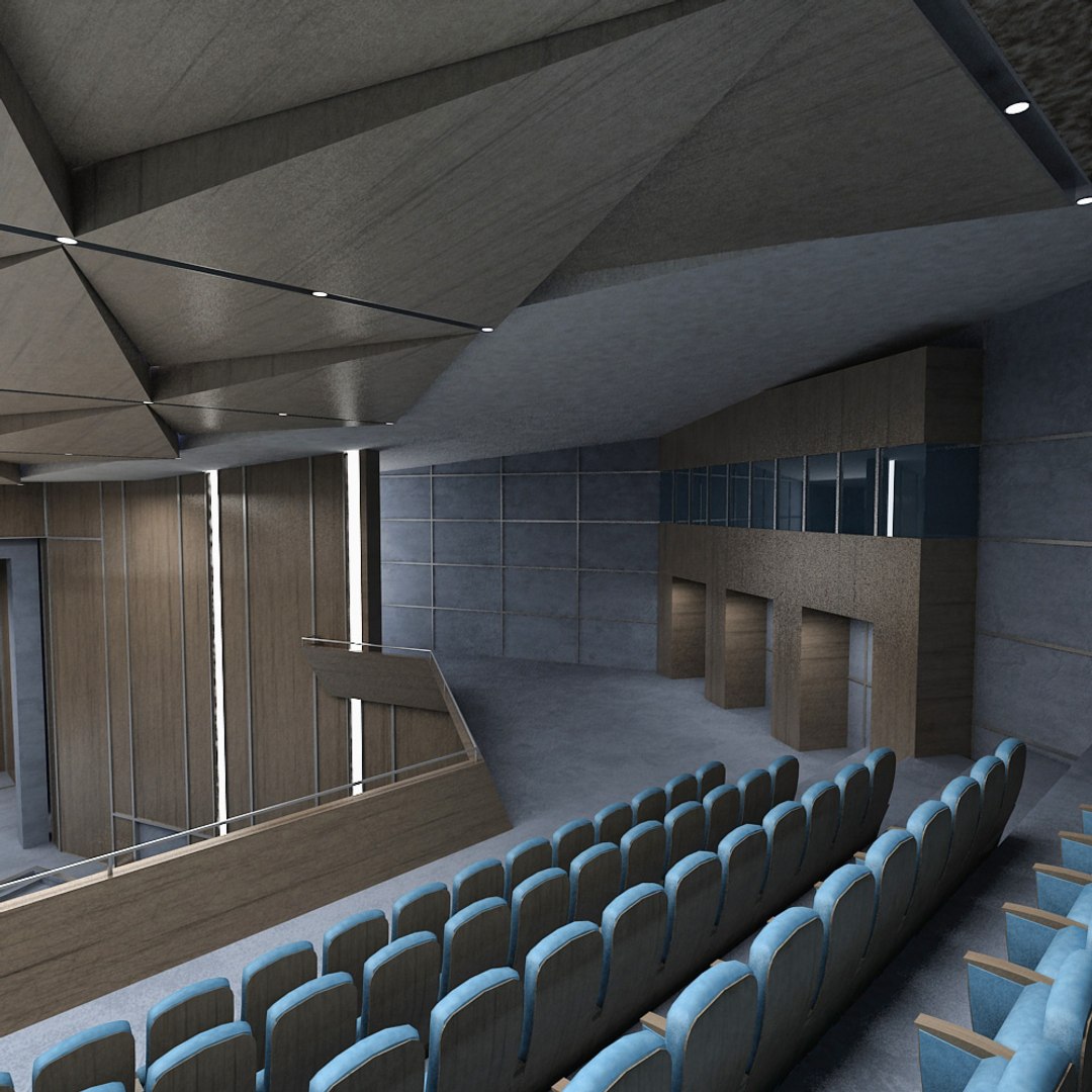 Auditorium Theater 3d Max