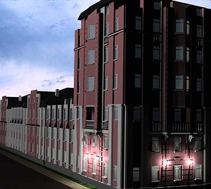 3ds max house