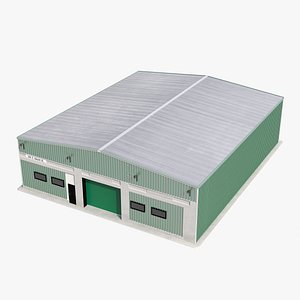 Warehouse Building 4 Green