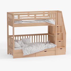 Bunk bed 3D model