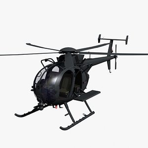 ah-6 little bird 3d model