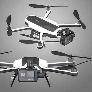 GoPro Karma drone 3D model